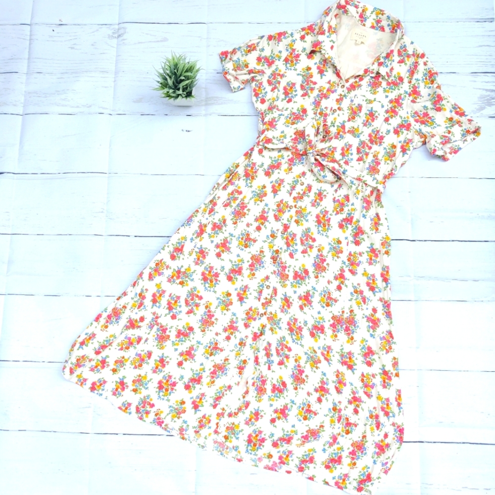 Sezane Adele dress floral size 10